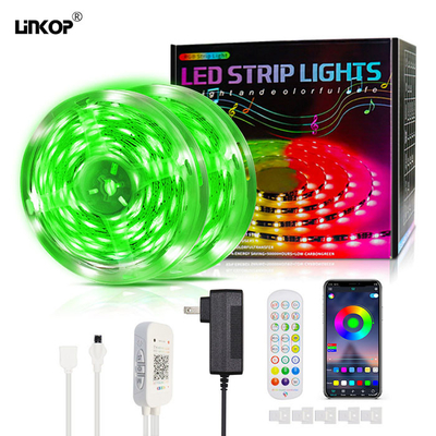ভালো দাম 10m 600PCS LED স্ট্রিপ লাইট সেট 12v 24 কী রিমোট কন্ট্রোল Ip65 অনলাইন