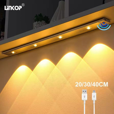 Un buen precio. USB 5V Sensor de movimiento LED Luz 3000K/4500K/6000K Brillo ajustable en línea