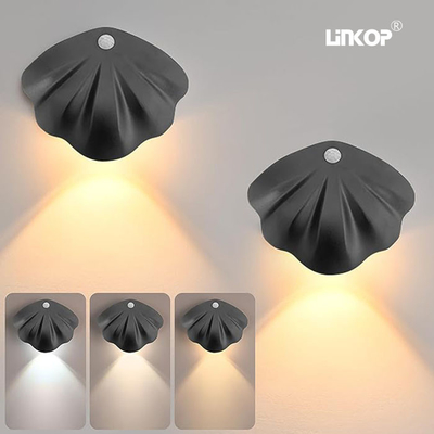 Harga yang bagus Lampu Malam Sensor Gerak yang Dapat Diisi Ulang Dengan Pengedupan Tiga Warna on line