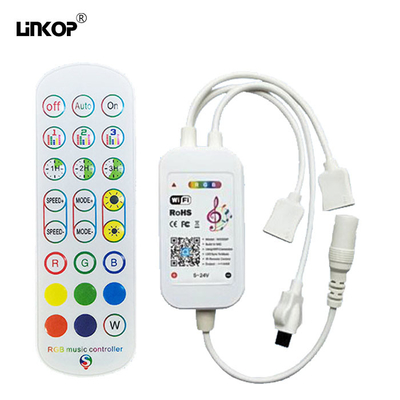 Un buen precio. Tuya Wifi LED controlador para la luz de banda con control remoto y aplicación en línea