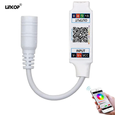 Un buen precio. Mini Smart Led Controller con aplicación de control de voz de música y micrófono incorporado en línea