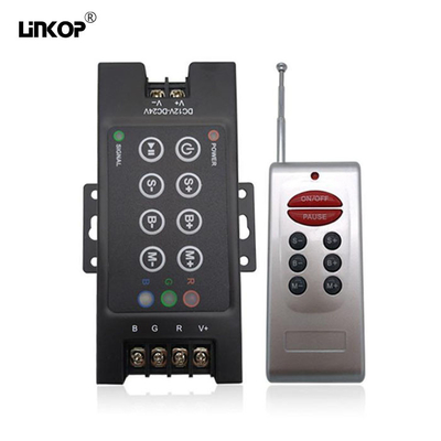 ভালো দাম 12-24v আয়রন শেল LED নিয়ামক 5-10 কন্ট্রোল দূরত্ব Rf 8 কী 30a Rgb ডিমার অনলাইন