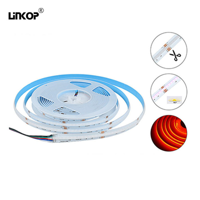 سعر جيد Rgbw Cob Led Light Strip 24v 12mm 784leds/M مصباح ضوئي Ip20 5pin الانترنت