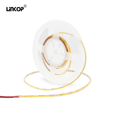 سعر جيد 12w / M Cob Led Light Strip قابل للتعديل 24v 400 LEDs / M 5mm لون واحد الانترنت