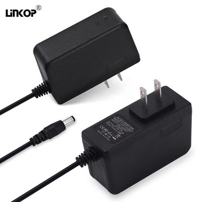 قیمت خوب آداپتور برق LED مشکی Ac Dc Us Eu Uk Au پلاگ دیوار 12v 1a آنلاین