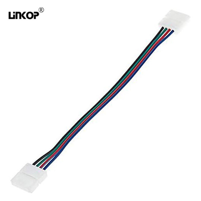 Un buen precio. Conector de banda LED de conexión rápida RGB doble cabeza de soldadura libre de 17cm en línea