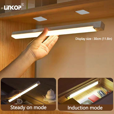 Quality 3 Color Modes Motion Sensor Night Light Magnetic Attachable To Stairs Closets factory