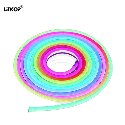 سعر جيد رصيف نيون متعدد الألوان Ip67 Led Light Cuttable Adressable Led Neon Rope للعمليات التجارية الانترنت