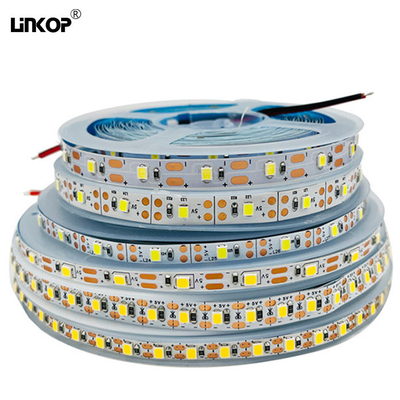 Dobra cena. Materiał PCB Światło LED Strip 5m/Roll 2835 Światło Typ 12v Jednokolorowe Światło Liniowe Do Dekoracji w Internecie