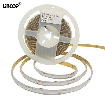 سعر جيد شريط ضوء LED قابل للتوجيه Rgb شريط ضوء Cob قابل للتخفيف مع 672 LED كمية الانترنت