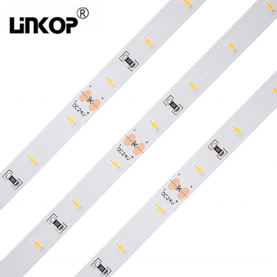 Un buen precio. 12v 3014 de un solo color Luz lineal de alto brillo LED de banda de luz suave 60 luces no resistentes al agua en línea