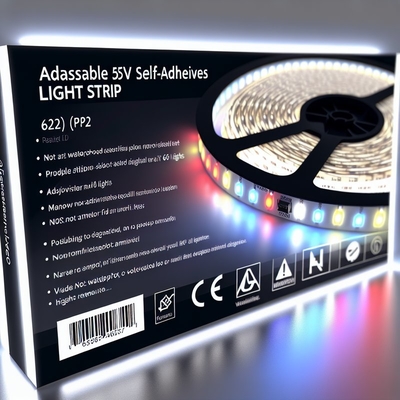 Un buen precio. Direccionable 5v banda de luz autoadhesiva 6812 colorido 60 luces no resistente al agua Ip20 en línea