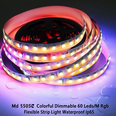 良い価格 Led 5050 Colorful Dimmable 60 Leds/M Rgb Flexible Strip Light Waterproof Ip65 オンライン